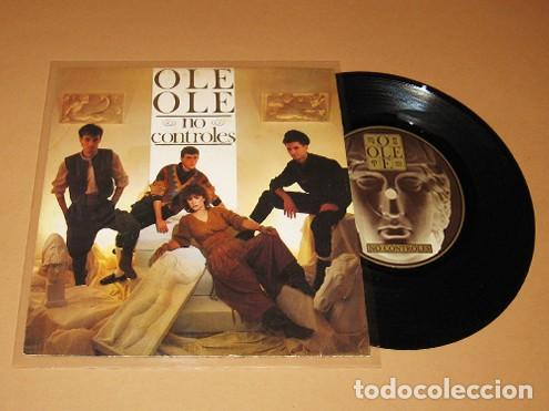 Discos de vinilo: OLE OLE - NO CONTROLES + SINGLE (VINILO DE LA EDICI&Oacute;N PROMOCIONAL) 1983 - VICKY LARRAZ / NACHO CANO