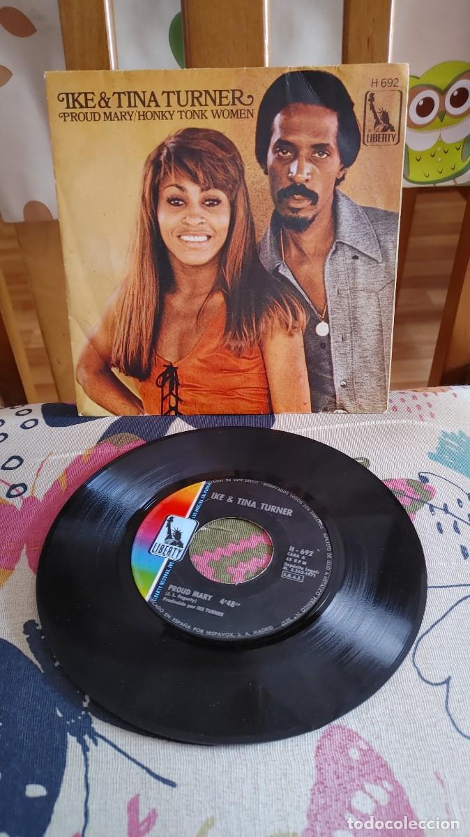 Discos de vinilo: IKE & TINA TURNER-SINGLE PROUD MARY