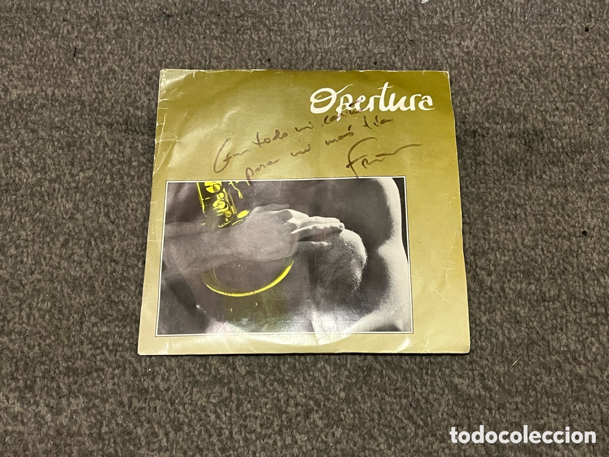 Discos de vinilo: OPERTURA - EL ABISMO / ENCANTADA. Vinilo de 7&rdquo;. Seppano. Promo. A&ntilde;o 1985. Firmado por Fran Rubio