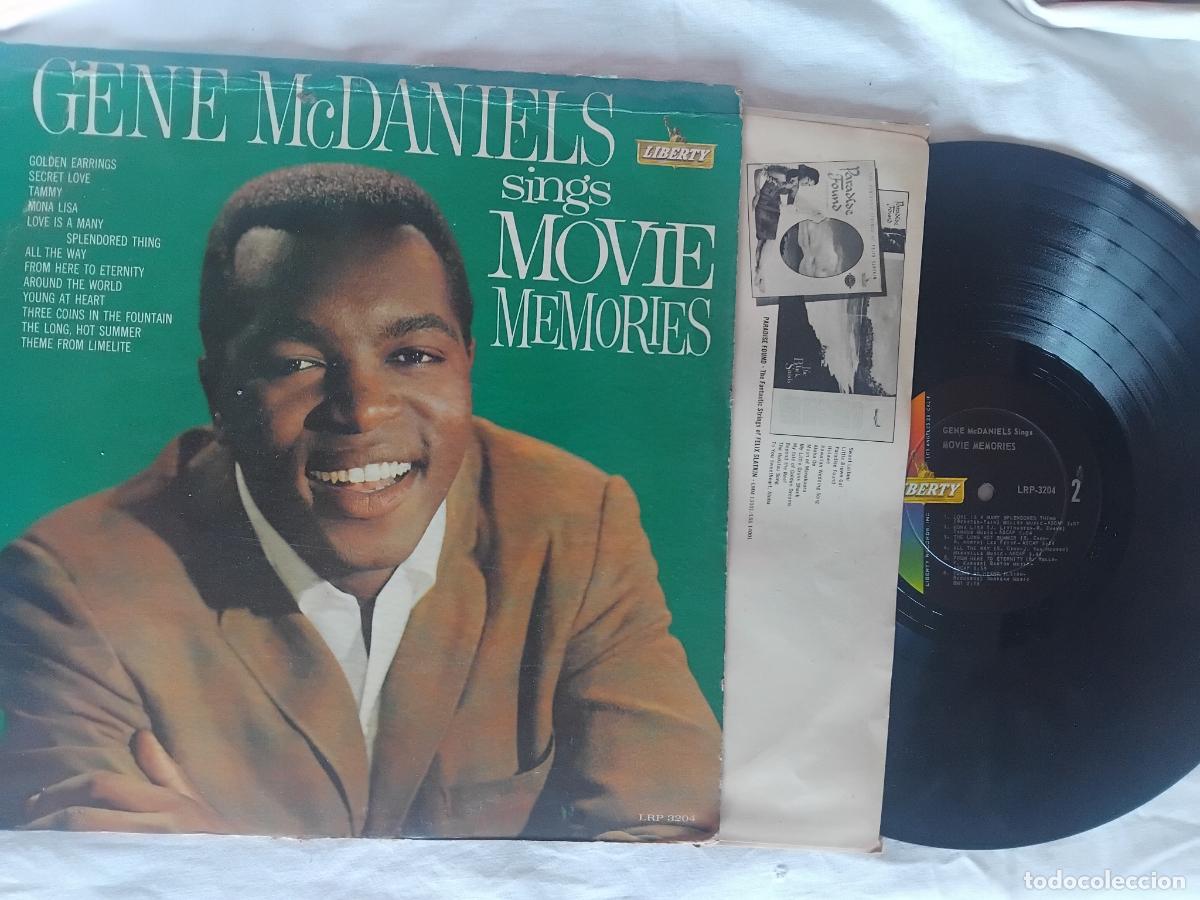 Discos de vinilo: GENE MCDANIELS. SINGS MOVIE MEMORIES. LP LIBERTY RECORDS USA.