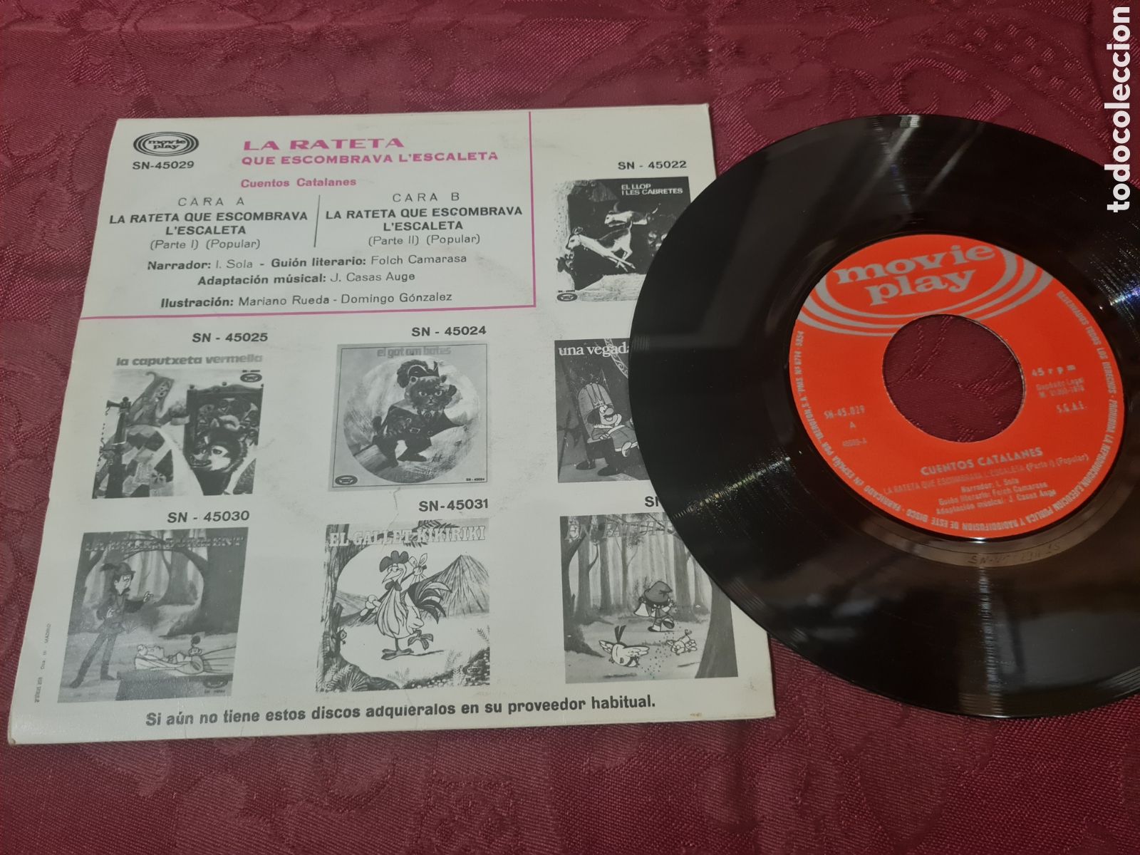 Discos de vinilo: LA RATETA QUE ESCOMBRAVA LESCALETA - Foto 2