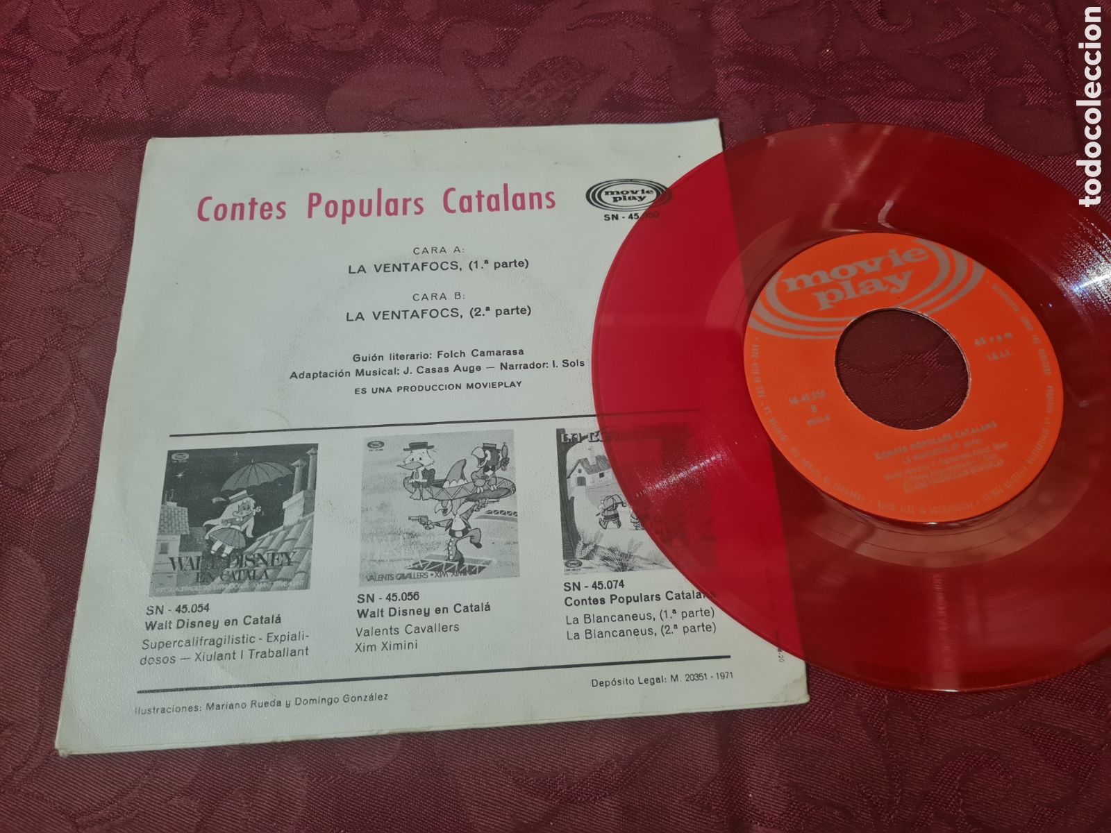 Discos de vinilo: Singels LA VENTAFOCS - Foto 2