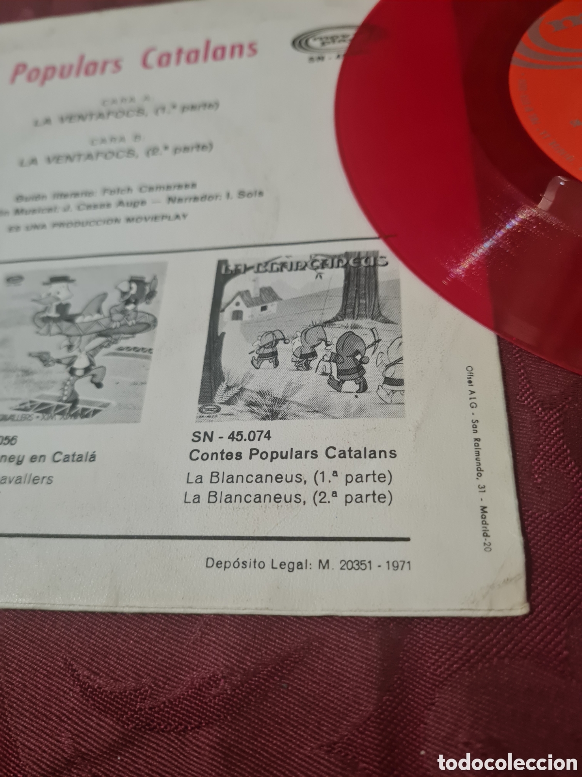Discos de vinilo: Singels LA VENTAFOCS - Foto 3