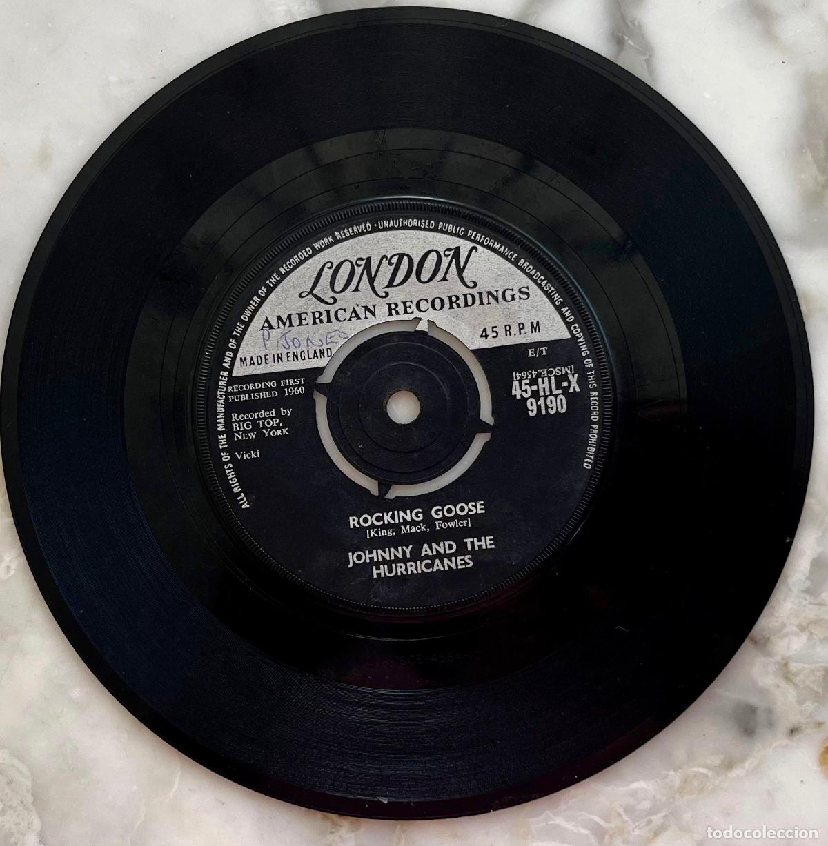 Discos de vinilo: JOHNNY AND THE HURRICANES. ROCKING GOOSE / REVIVAL. SINGLE ORIGINAL UK 1960