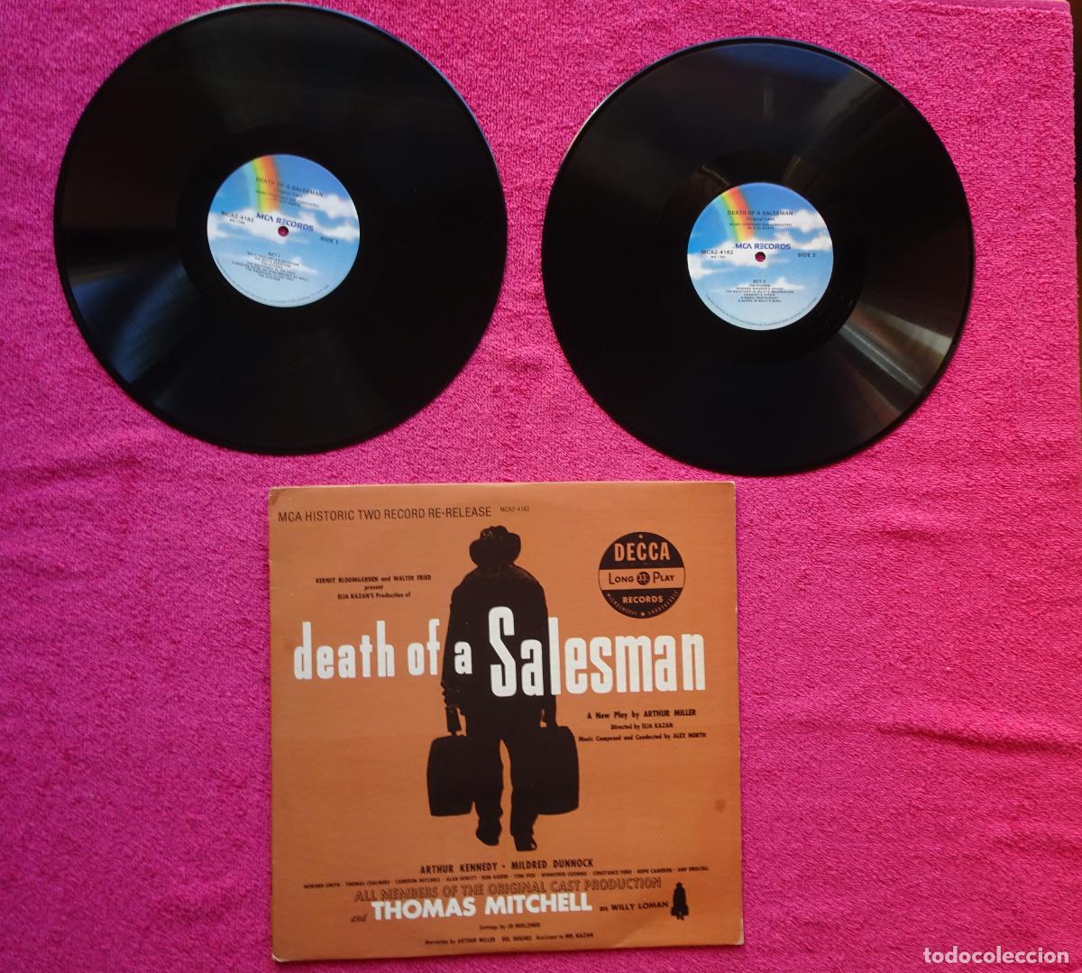 Discos de vinilo: arthur miller death of a salesman 1984 mca records MCA2-4182 muerte de un viajante son 2 lp vinilo