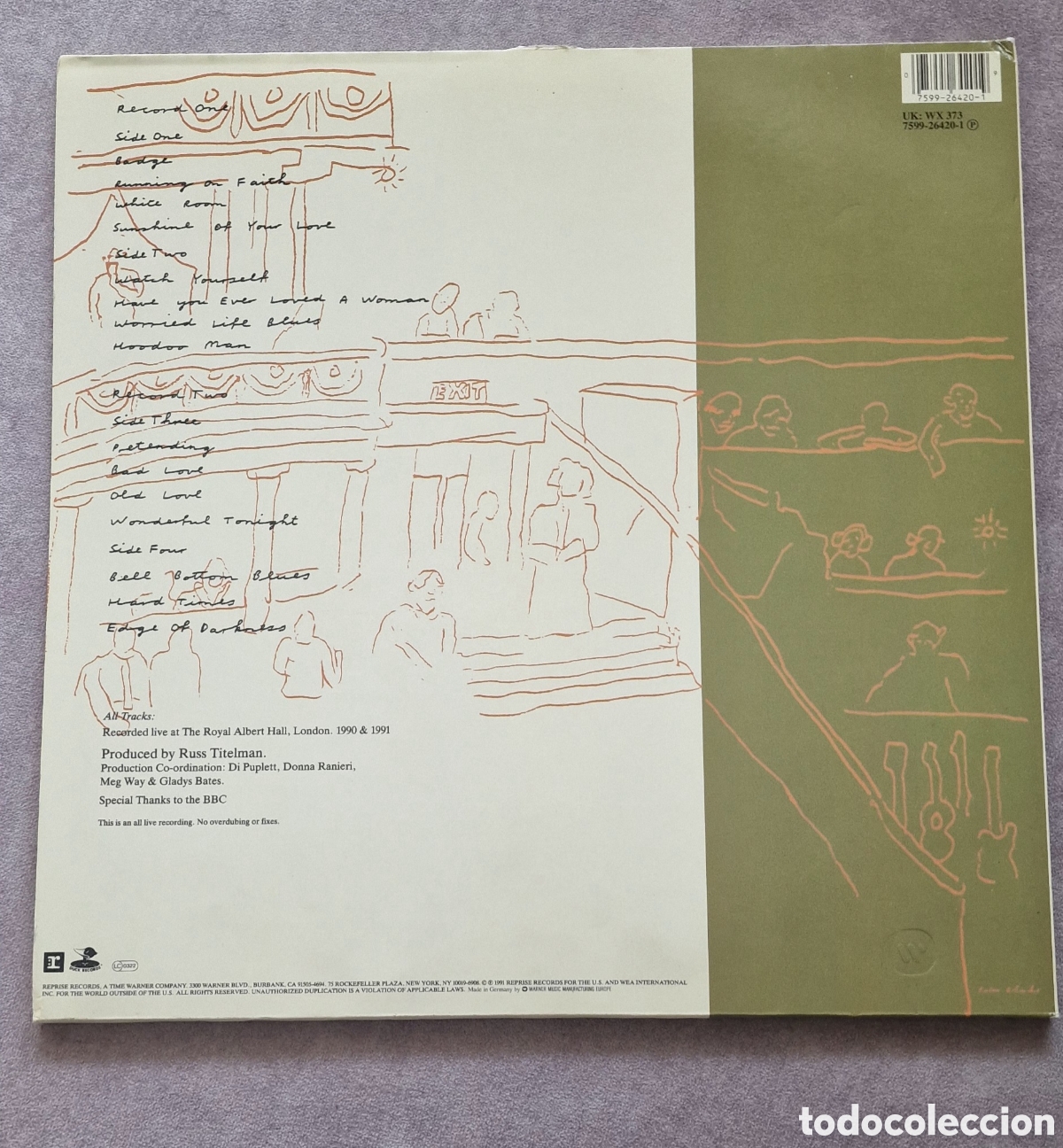 Discos de vinilo: Doble Lp 24 nights. Eric Clapton - Foto 2