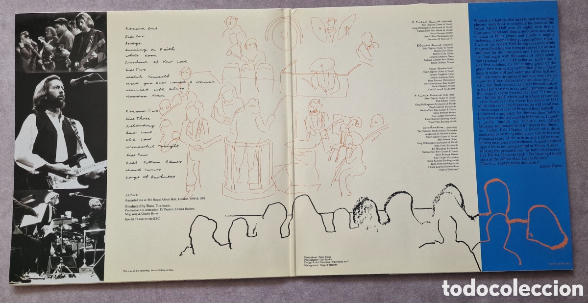Discos de vinilo: Doble Lp 24 nights. Eric Clapton - Foto 3