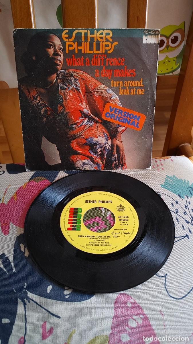 Discos de vinilo: ESTHER PHILLIPS-SINGLE WHAT A DIFF`RENCE A DAY MAKES