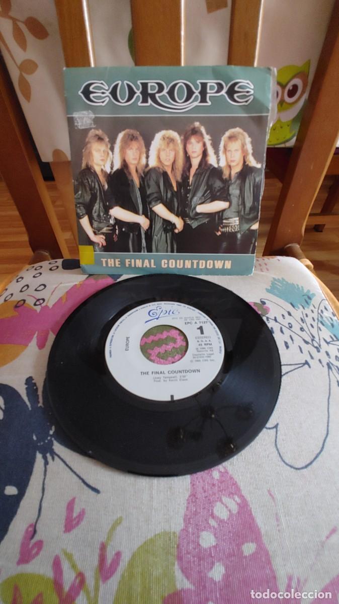 Discos de vinilo: EUROPE-SINGLE THE FINAL COUNTDOWN-SONIDO SIN RUIDOS