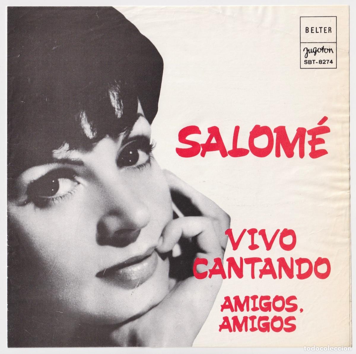 Discos de vinilo: SALOM&Eacute; - Vivo cantando - Eurovisi&oacute;n 1969 (RARO - REditado en YUGOSLAVIA)