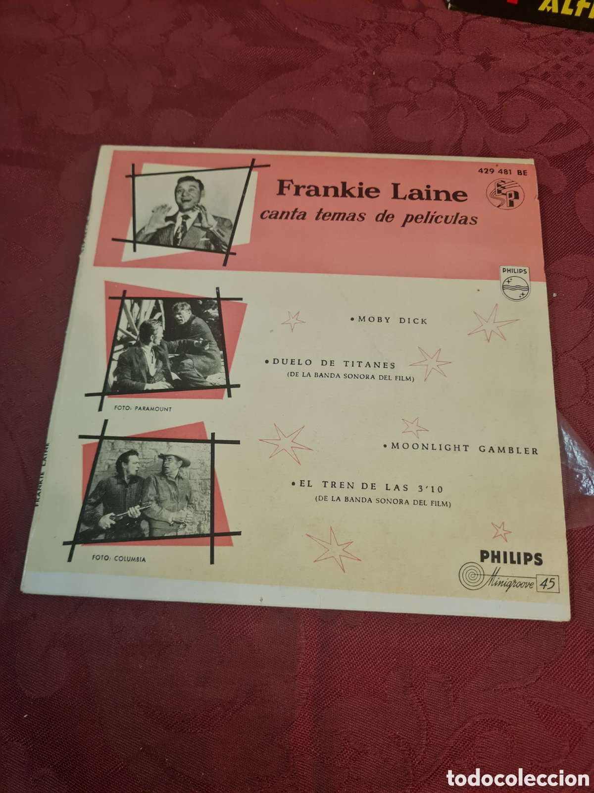 Discos de vinilo: FRANKIE LAINE temas de pel&iacute;culas - Foto 1