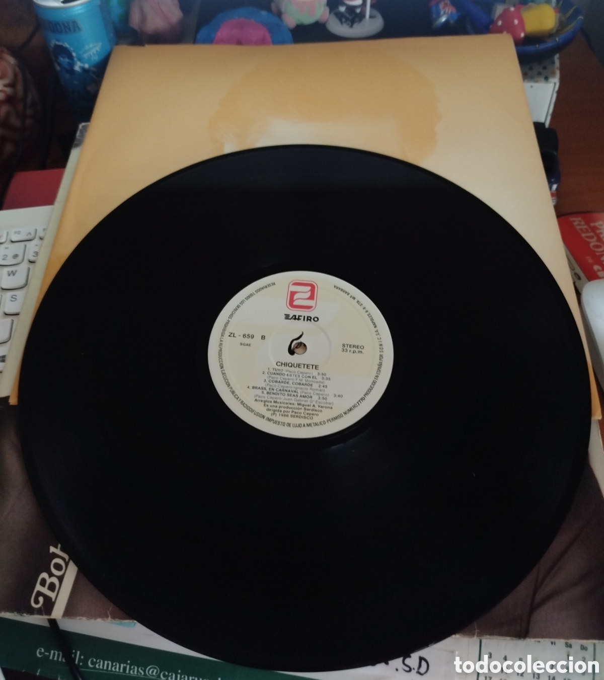 Discos de vinilo: Chiquetete &lrm;&ndash; Bohemio En El Amor - Foto 2