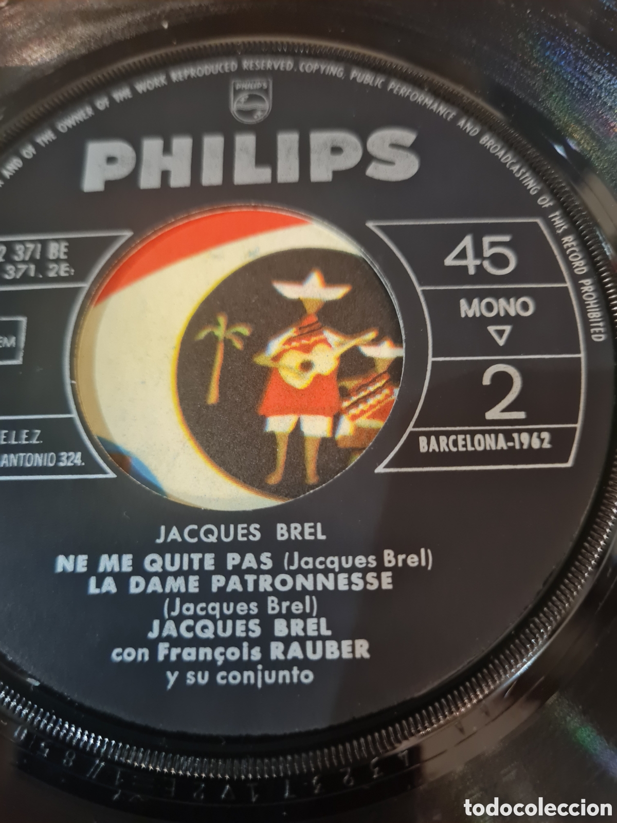 Discos de vinilo: Jaques BREL SINGELS A&Ntilde;OS 60 - Foto 3