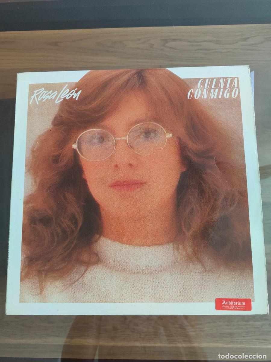 Discos de vinilo: VINILO ROSA LEON &rdquo;Cuenta conmigo&rdquo; - Foto 1