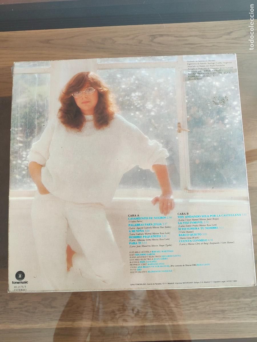 Discos de vinilo: VINILO ROSA LEON &rdquo;Cuenta conmigo&rdquo; - Foto 3