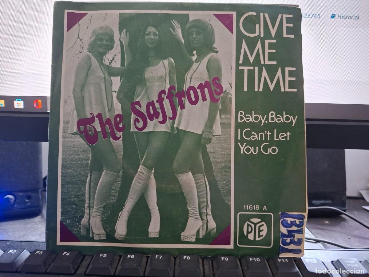 Discos de vinilo: THE SAFFRONS - BABY BABY I CAN'T LET YOU GO - SINGLE DE VINILO ESPA&Ntilde;OL - C- 59