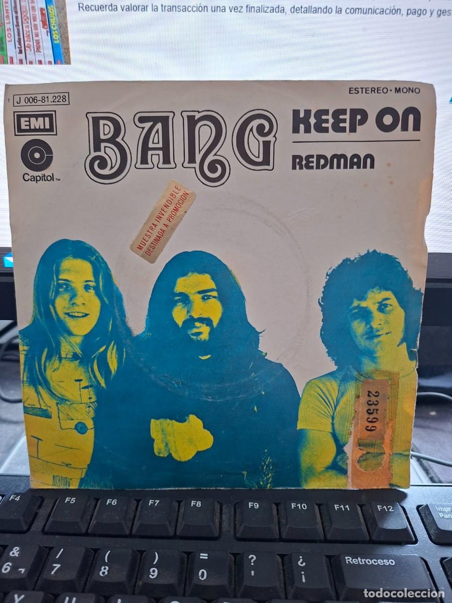 Discos de vinilo: BANG - KEEP ON - SINGLE DE VINILO ESPA&Ntilde;OL DE VINILO - C- 59 - Foto 1