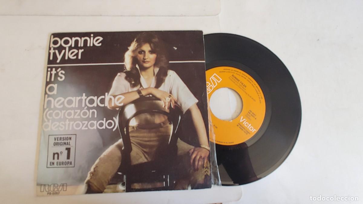 Disques de vinyle: BONNIE TYLER-SINGLE IT&acute;S A HEARTACHE