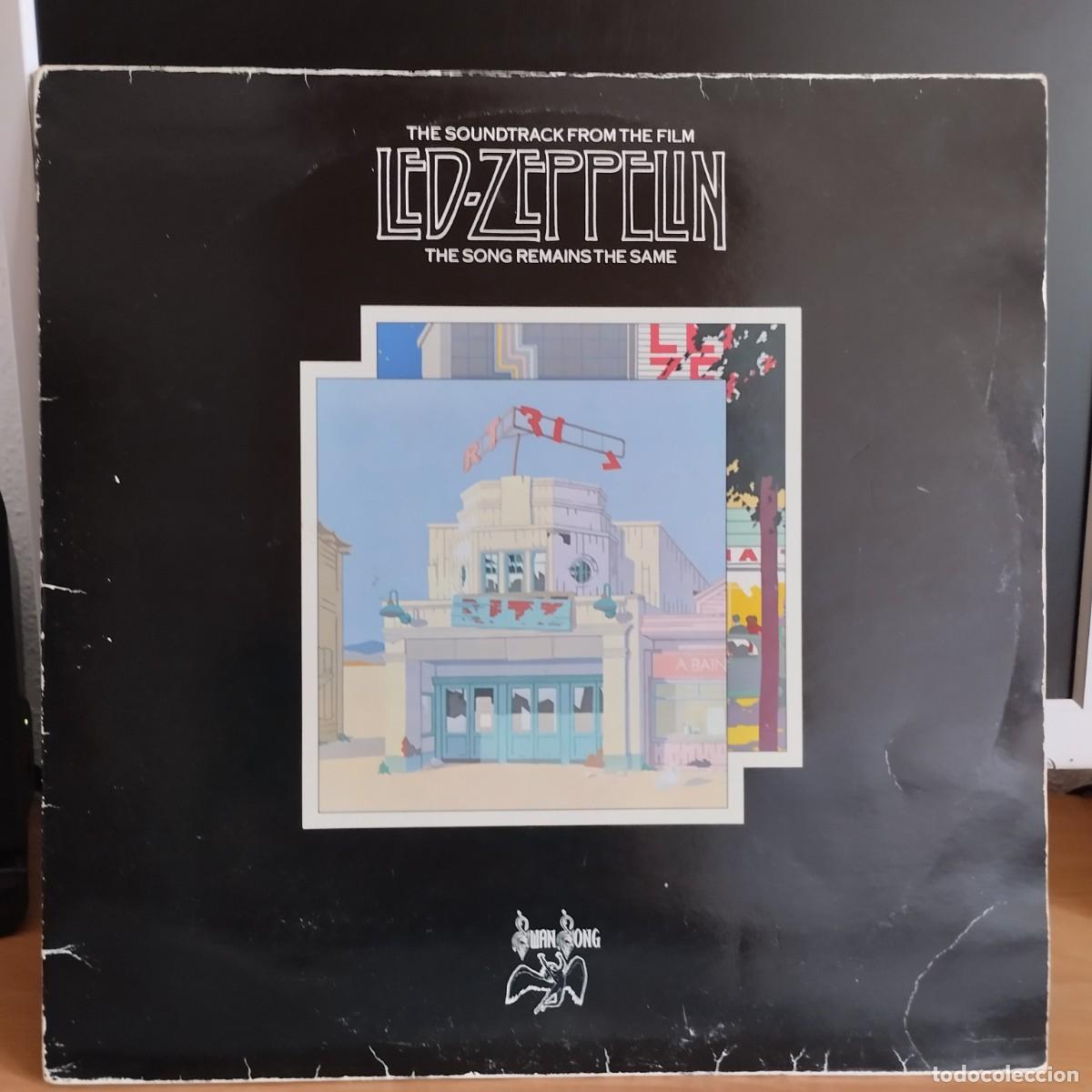Disques de vinyle: 2XLP Gatefold,Led Zeppelin - The Soundtrack From The Film &rdquo;The Song Remains The Same&rdquo; ,1982 Espa&ntilde;a