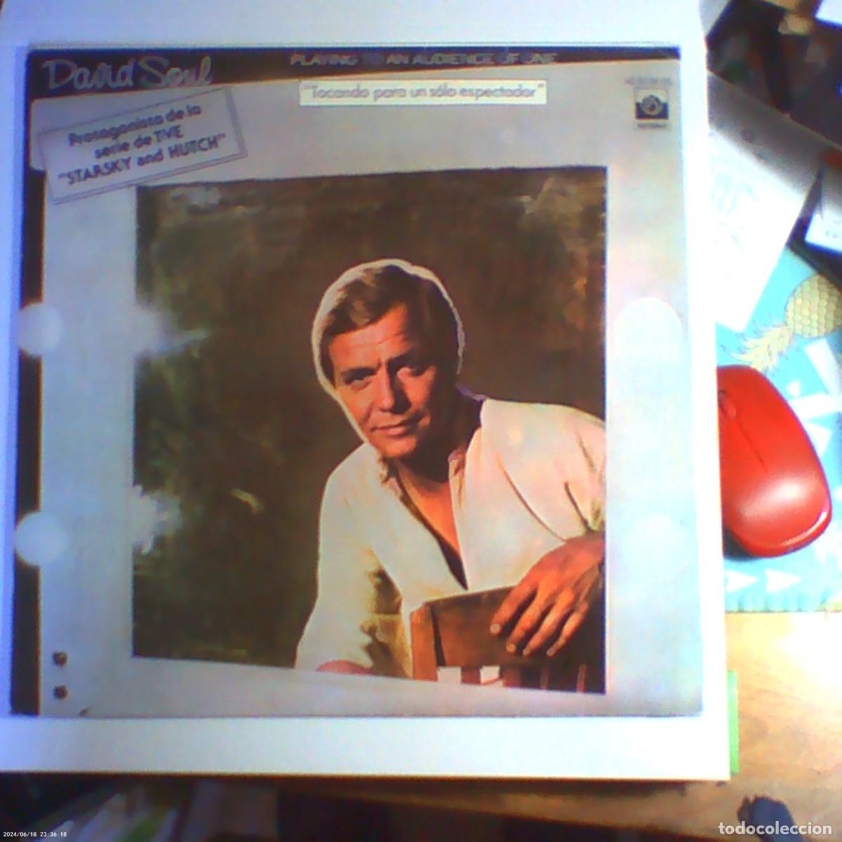Discos de vinilo: lp david soul (starsky and hutch). playing to an audience of one. private 1978 spain (seminuevo)