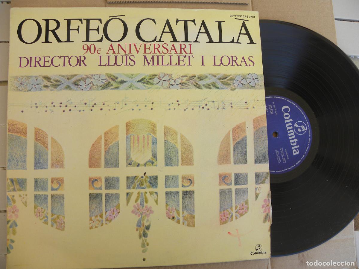 Discos de vinilo: LLUIS MILLET I LORAS, ORFEO CATALA -LP 1982 -PEDIDO MINIMO 3 EUROS