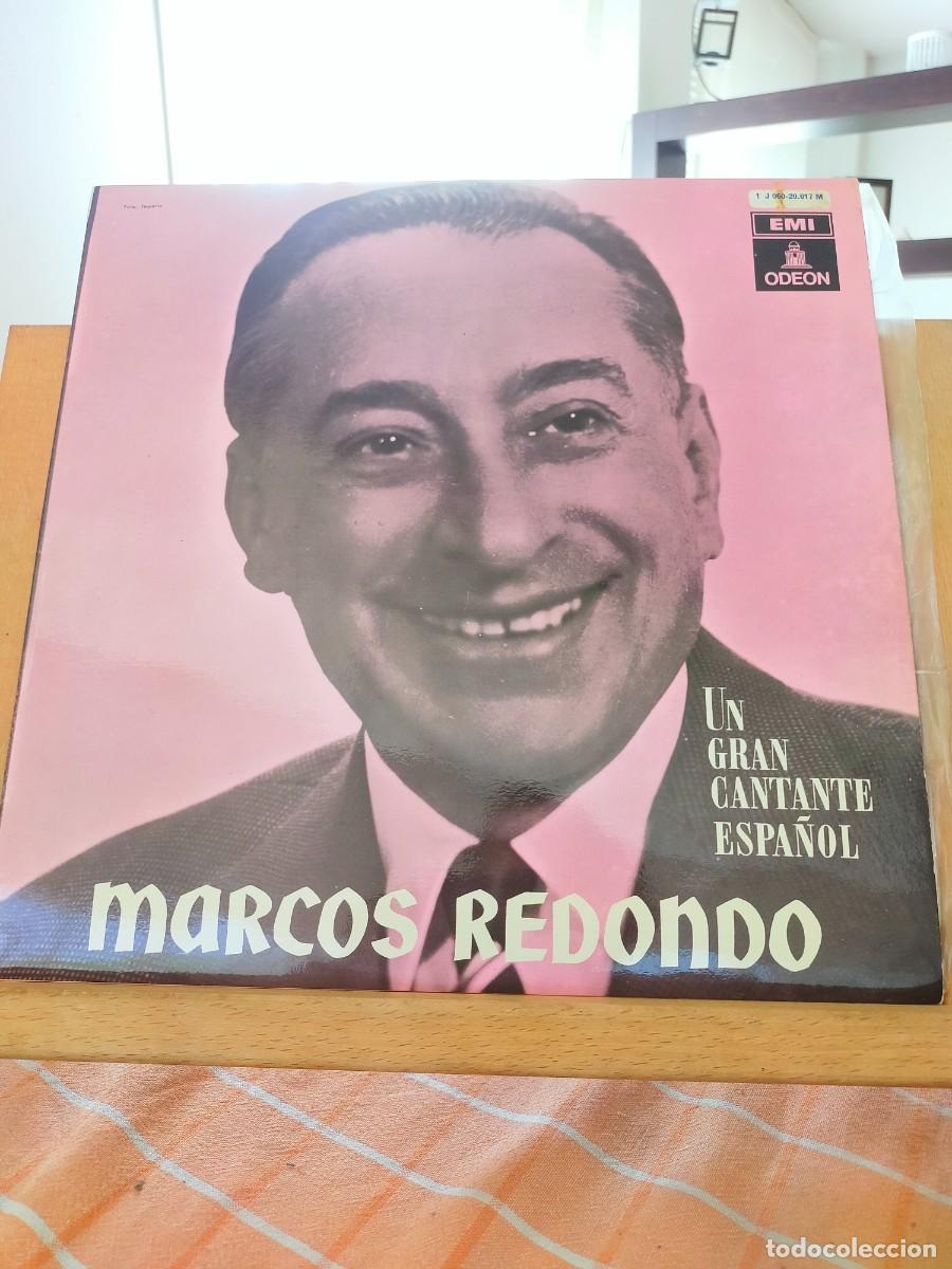 Discos de vinilo: MARCOS REDONDO. UN GRAN CANTANTE ESPA&Ntilde;OL. BAR&Iacute;TONO. EMI. ODEON. 9 TEMAS. 1958