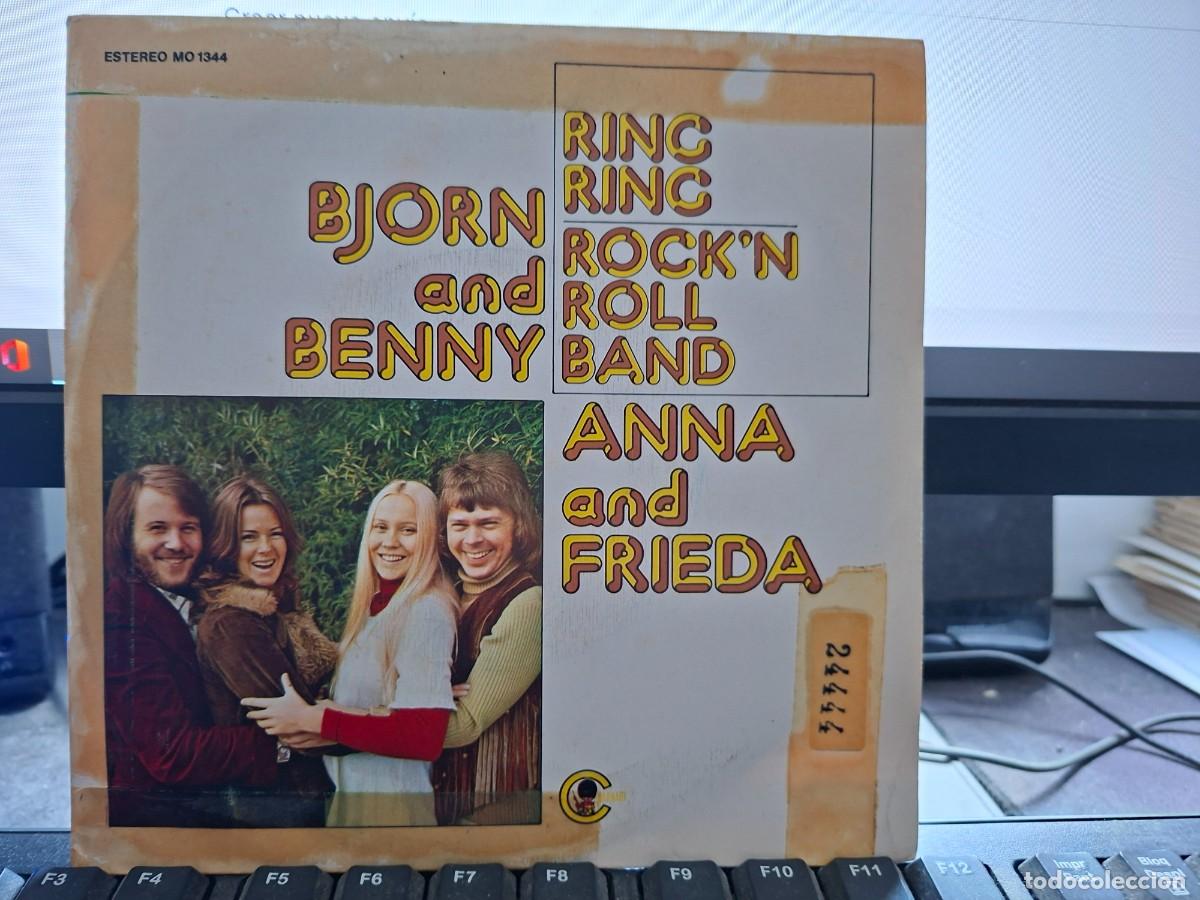 Discos de vinilo: ABBA - RING RING / ROCK'N ROLL BAND - SINGLE ESPA&Ntilde;OL DE VINILO - C- 44