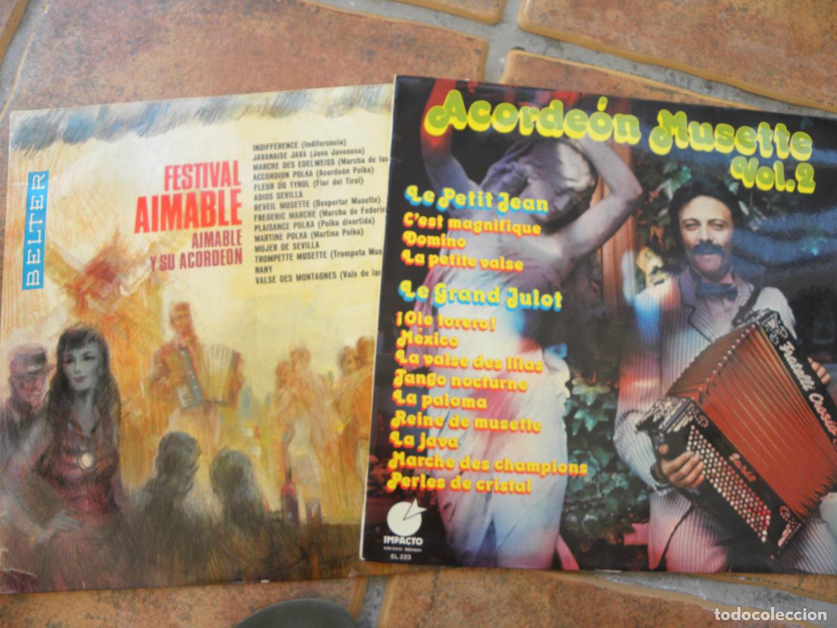 Discos de vinilo: OFERTA 2 LP'S AIMABLE Y SY ACORDEON YACORDEON MUSETTE VOL. 2 -PEDIDO MINIMO 3 EUROS
