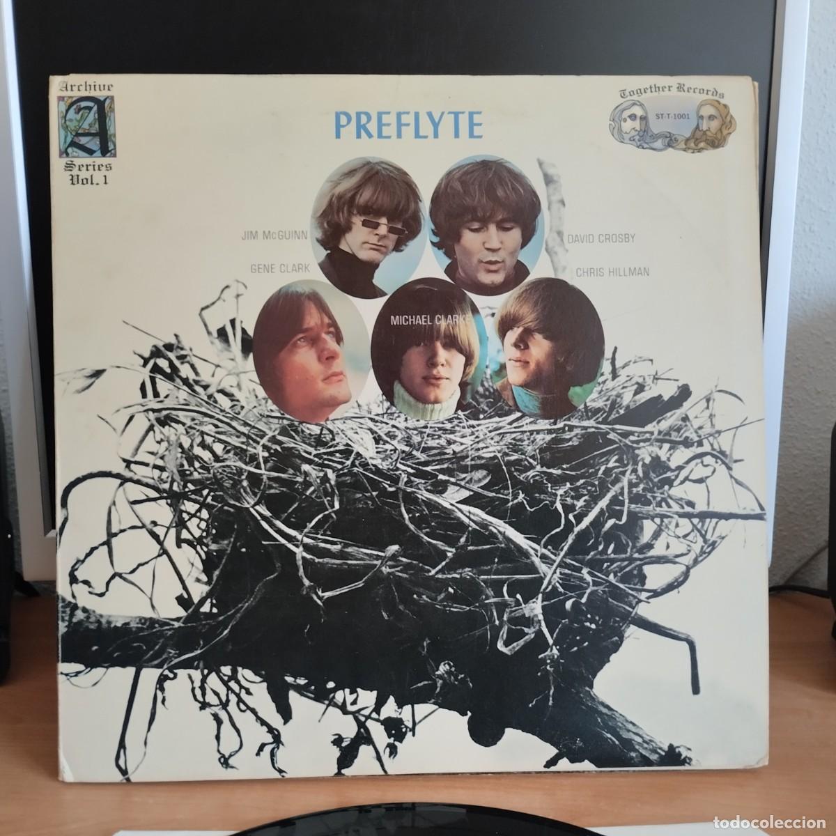 Discos de vinilo: LP Gatefold,David Crosby, Jim McGuinn, Chris Hillman, Gene Clark, Michael Clarke - Preflyte 1969EEUU