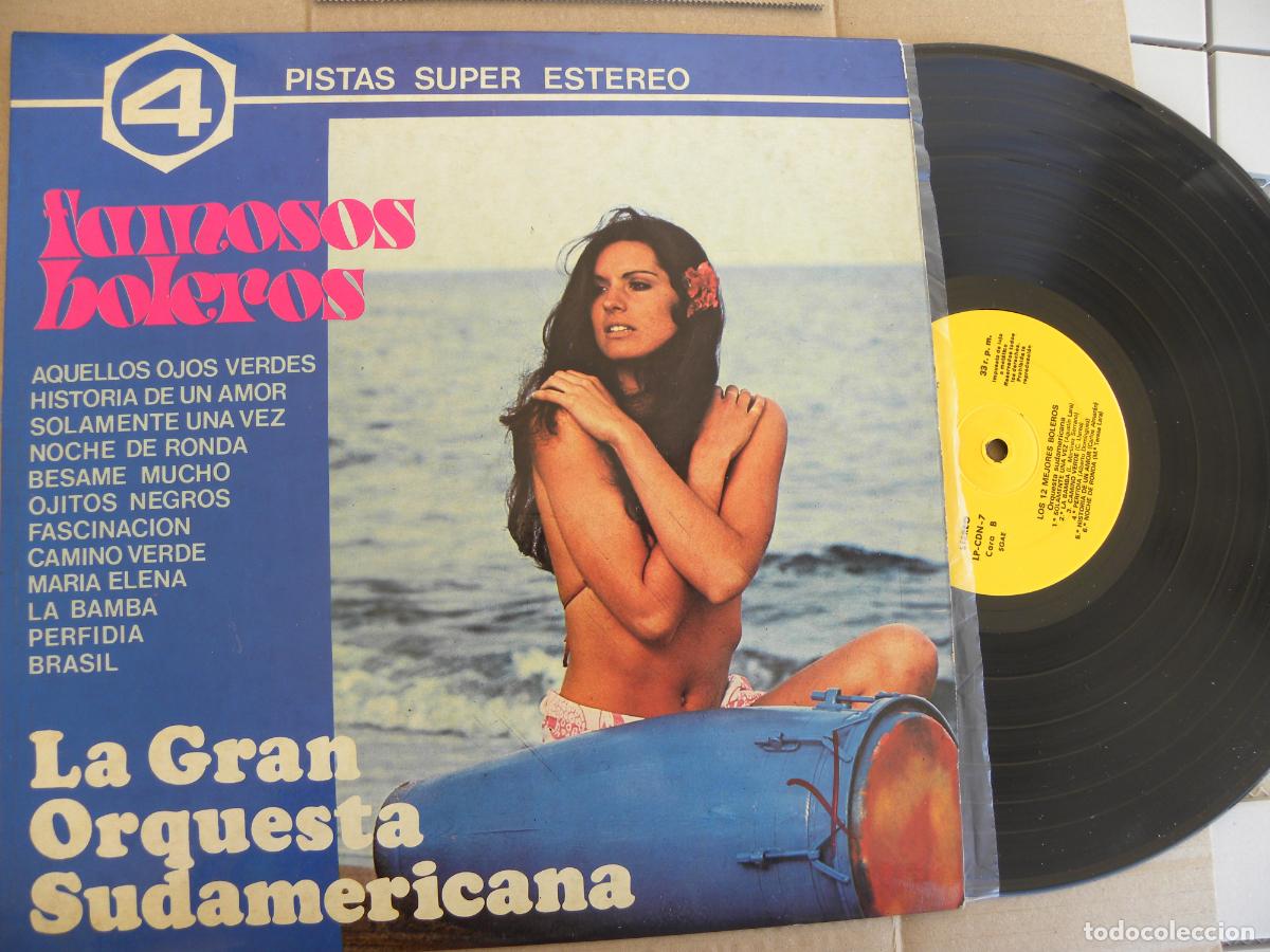 Discos de vinilo: LA GRAN ORQUESTA SUDAMERICANA, FAMOSOS BOLEROS -LP 1981 -PEDIDO MINIMO 3 EUROS