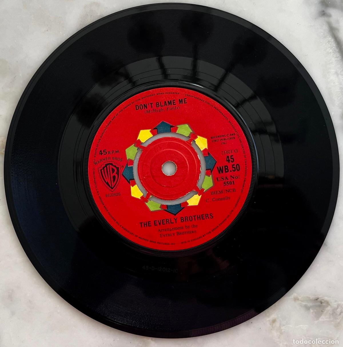 Discos de vinilo: THE EVERLY BROTHERS. DON&acute;T BLAME ME / MUSKRAT. SINGLE ORIGINAL UK 1961