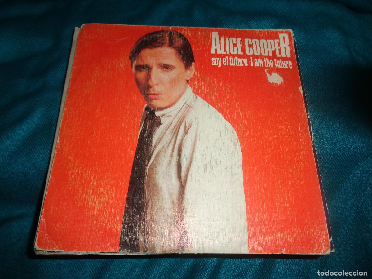 Discos de vinilo: ALICE COOPER. SOY EL FUTURO ( I AM THE FUTURE) / ZORRO&acute;S ASCENT. WARNER, 1982. IMPECABLE(#M)