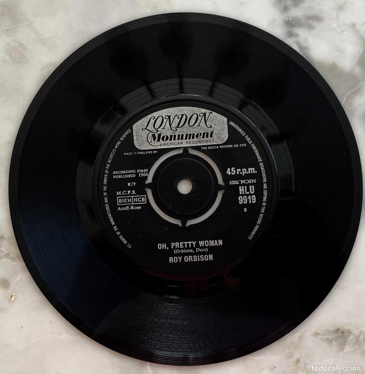 Discos de vinilo: ROY ORBISON. OH, PRETTY WOMAN / YO TE AMO MARIA. SINGLE ORIGINAL UK 1964