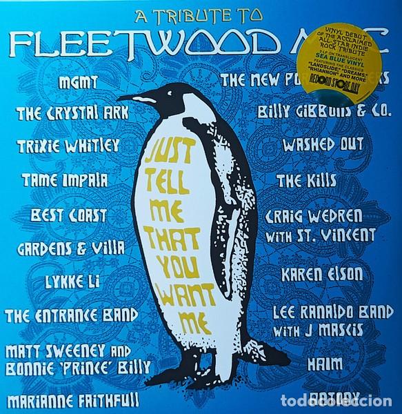 Discos de vinilo: JUST TELL ME THAT YOU WANT ME (A TRIBUTE TO FLEETWOOD MAC) &middot; BLUE VINYL &middot; RSD 2026 &middot; new & sealed