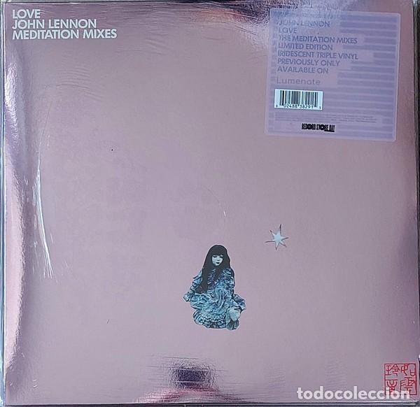 Discos de vinilo: JOHN LENNON - LOVE (MEDITATION MIXES) &middot; 3LP &middot; IRIDESCENT VINYL &middot; RSD 2026 &middot; new & sealed