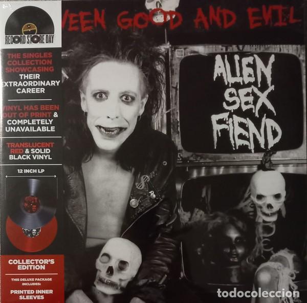 Discos de vinilo: ALIEN SEX FIEND - BETWEEN GOOD & EVIL (THE COLLECTION) 2LP RED / BLACK VINYL RSD 2026 new & sealed