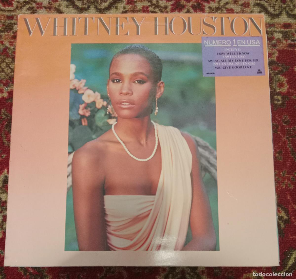 Discos de vinilo: Whitney Houston &ndash; Whitney Houston Lp Espa&ntilde;a 1985