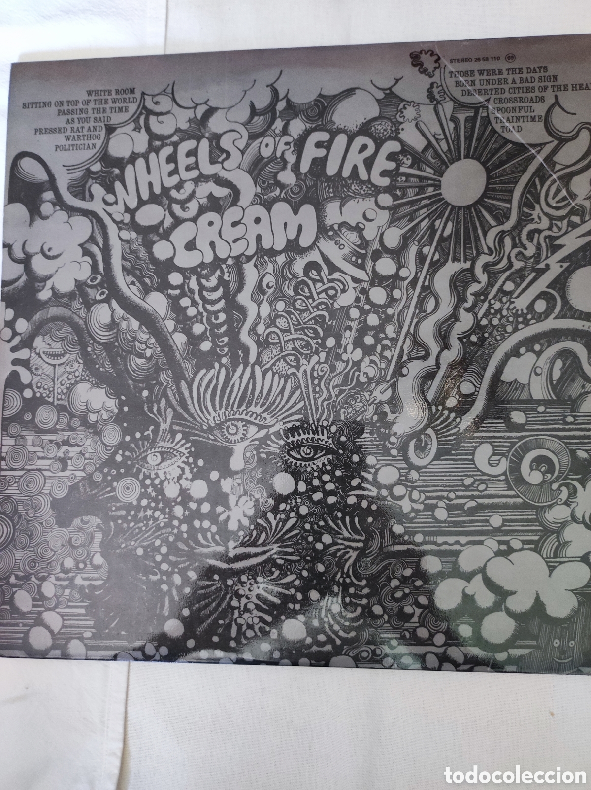 Discos de vinilo: CREAM - WHEELS OF FIRE - Foto 2