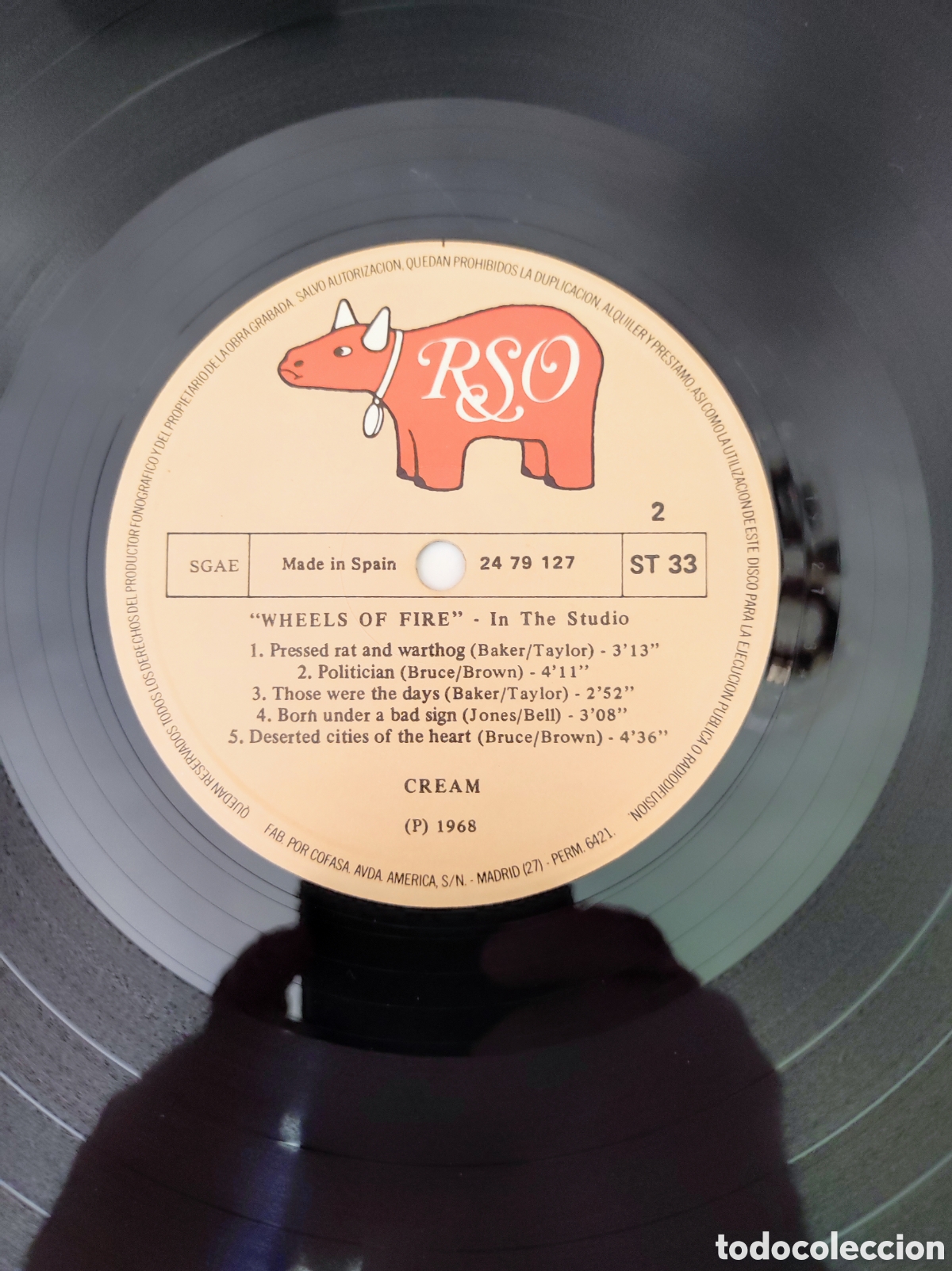 Discos de vinilo: CREAM - WHEELS OF FIRE - Foto 5