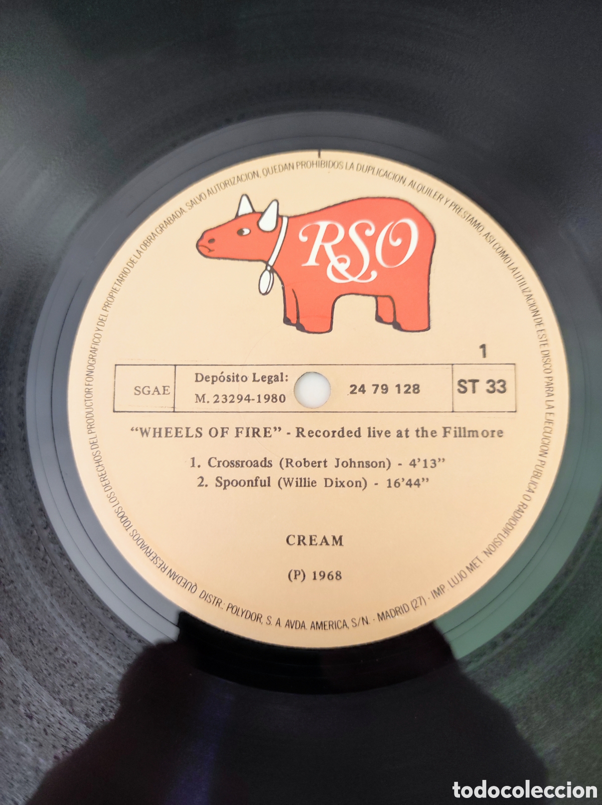Discos de vinilo: CREAM - WHEELS OF FIRE - Foto 6