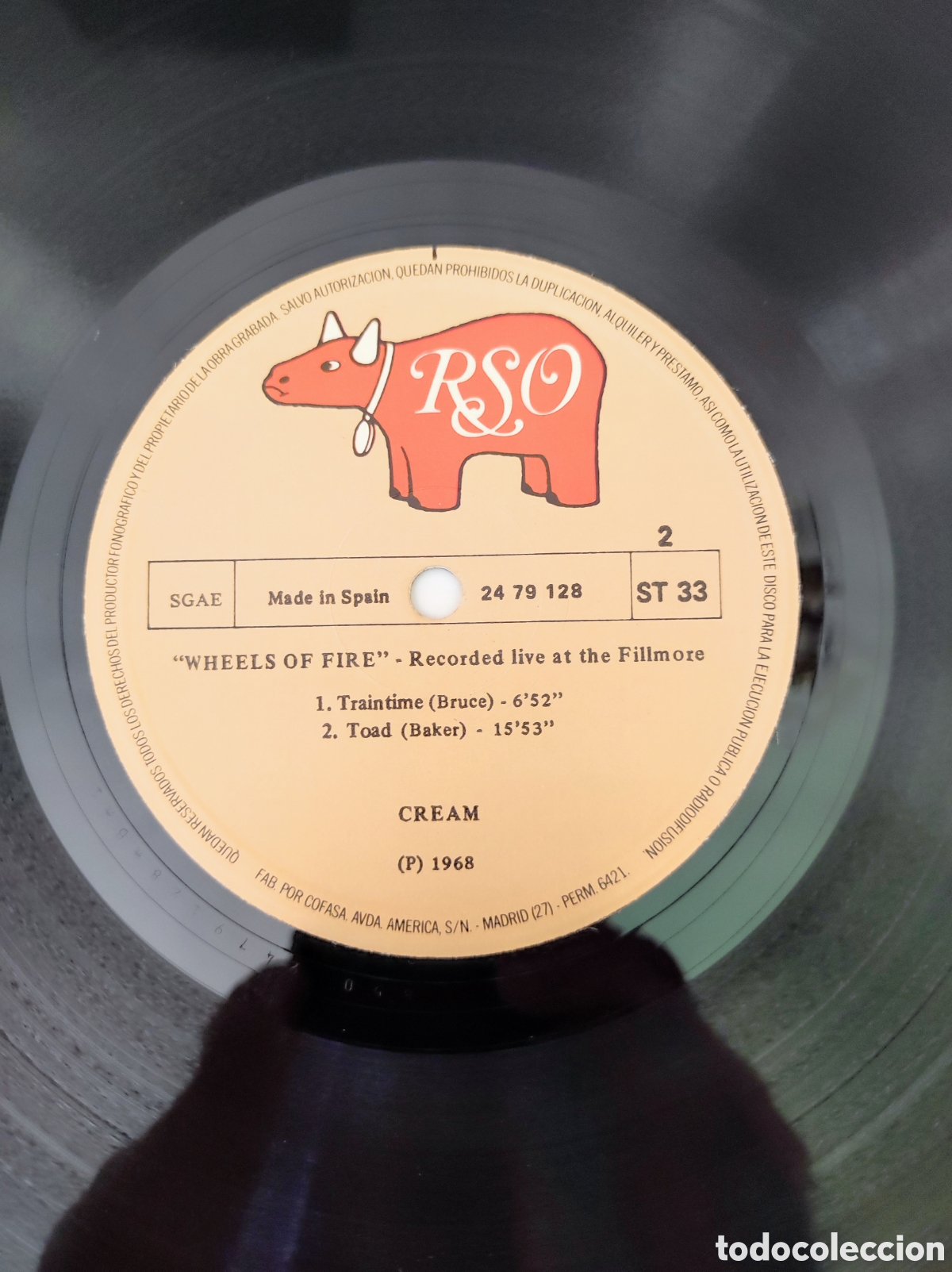 Discos de vinilo: CREAM - WHEELS OF FIRE - Foto 7