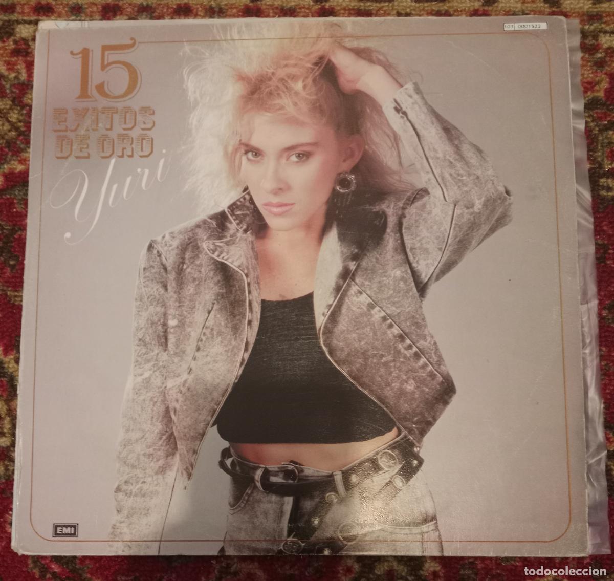 Discos de vinilo: Yuri &lrm;&ndash; 15 Exitos de Oro Lp Mexico 1988