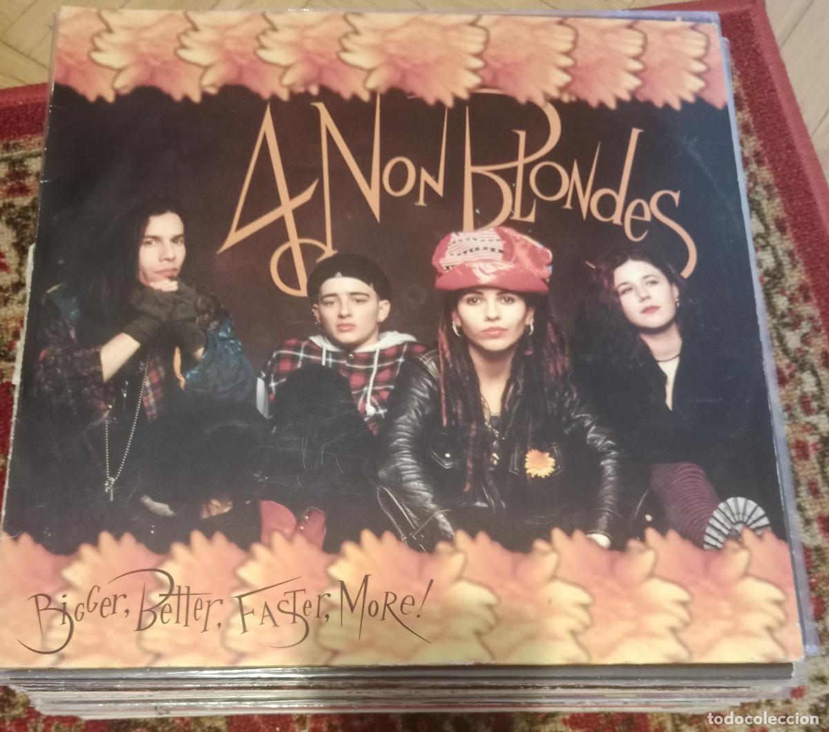 Discos de vinilo: 4 Non Blondes &ndash; Bigger, Better, Faster, More! Lp Europa 1993