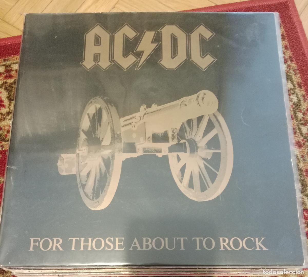 Discos de vinilo: AC/DC &ndash; For Those About To Rock (We Salute You) Lp Espa&ntilde;a 1981