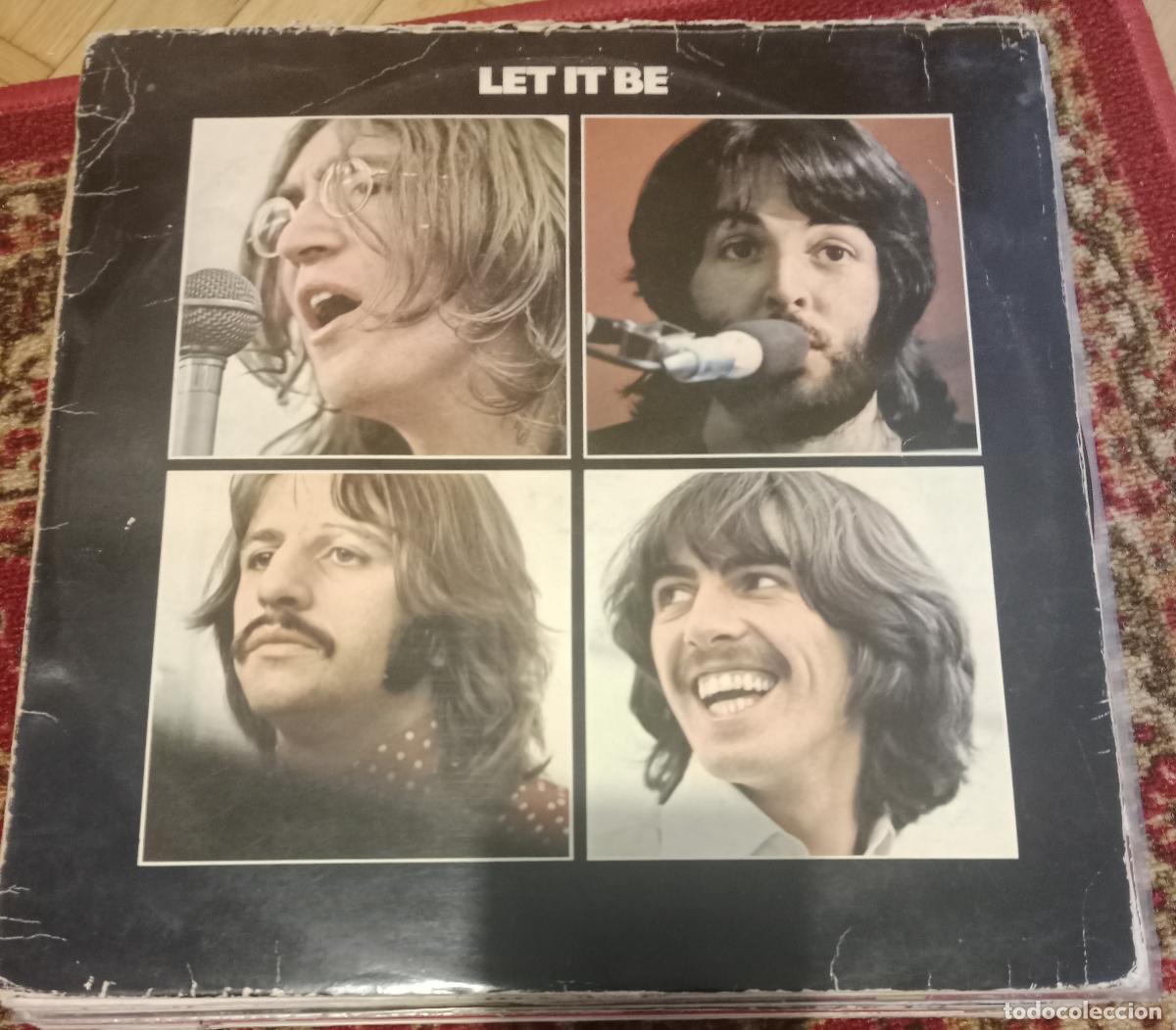 Discos de vinilo: The Beatles &ndash; Let It Be Lp Dinamarca 1970