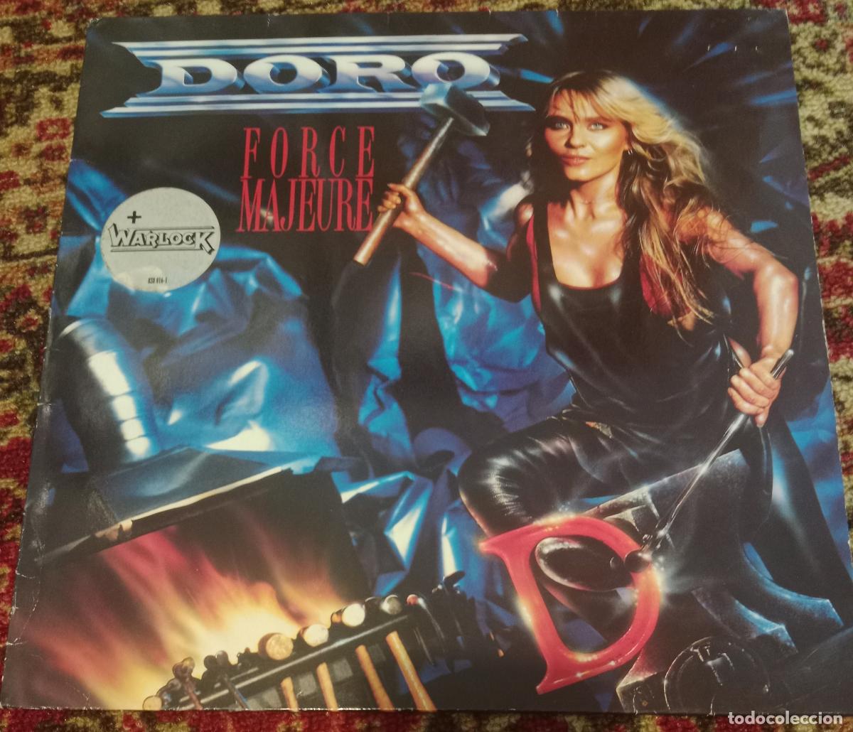 Discos de vinilo: Doro &ndash; Force Majeure Lp Europa 1989