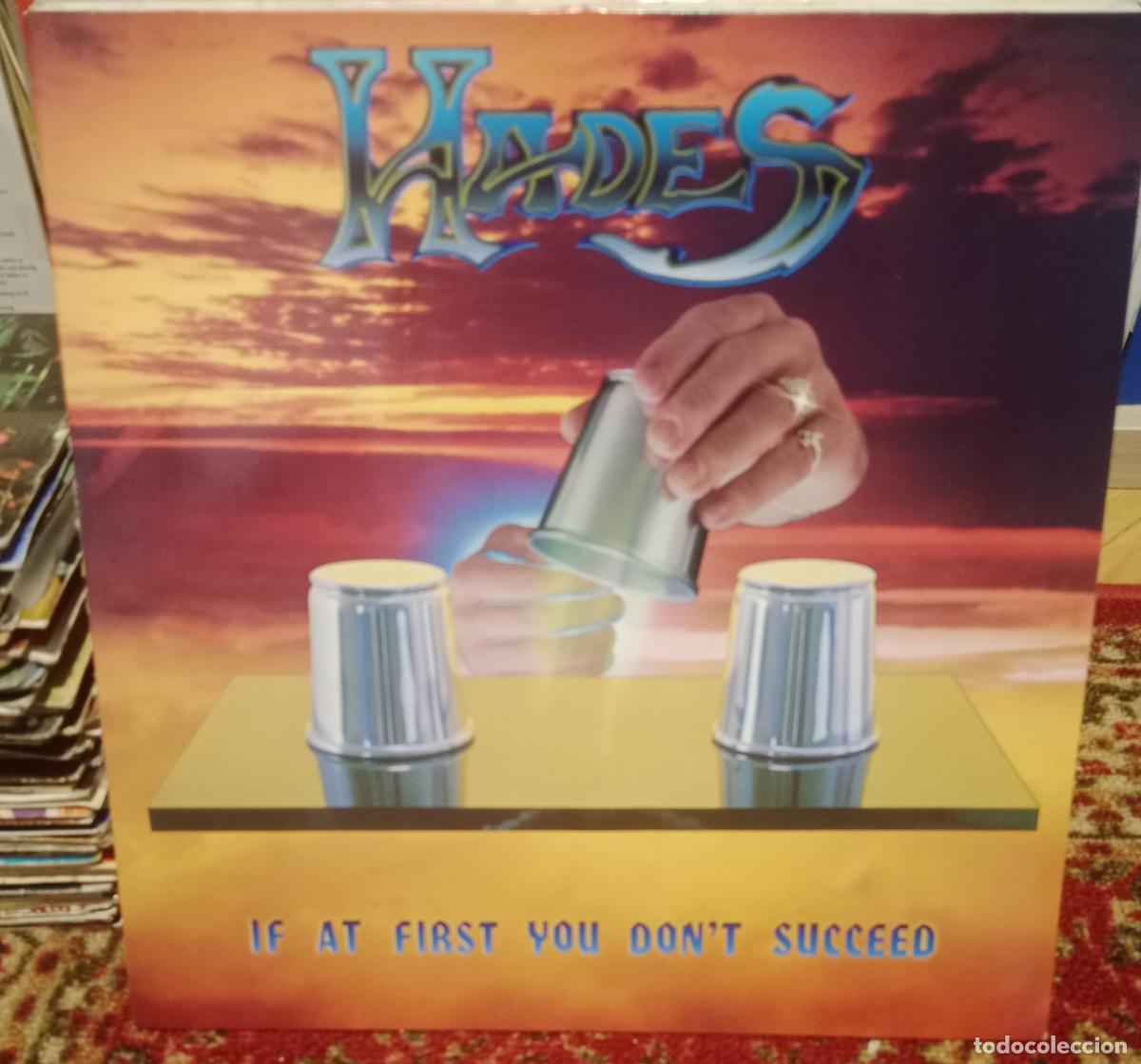Discos de vinilo: Hades &ndash; If At First You Don't Succeed Lp Europa 1988