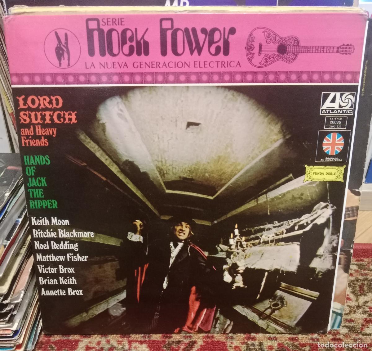 Discos de vinilo: Lord Sutch And Heavy Friends &ndash; Hands Of Jack The Ripper Lp Mexico 1972