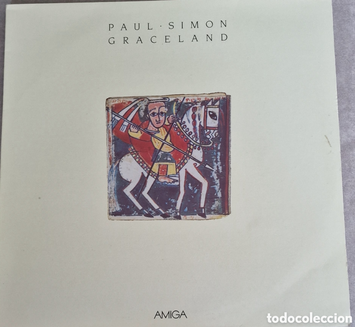Discos de vinilo: 2 Lps Paul Simon. Graceland (1986) y The rythm of the saints (1990)