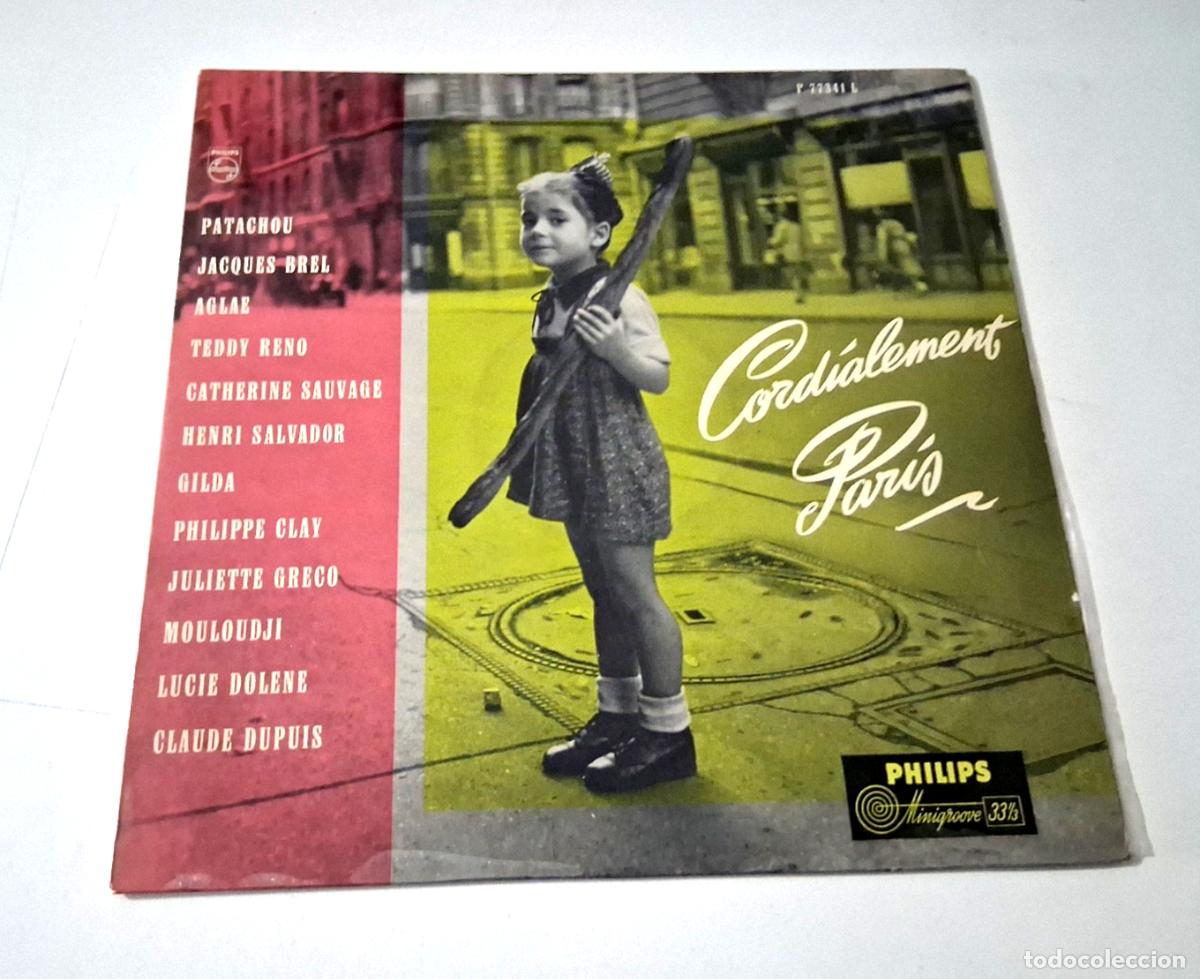 Discos de vinilo: LP &rdquo;CORDIALMENTE PARIS&rdquo; LP VINYL 12&rdquo; MBE/VG A/A